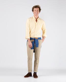 PLAIN OXFORD SHIRT YELLOW