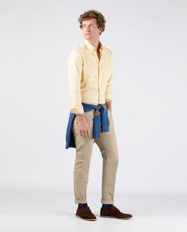 PLAIN OXFORD SHIRT YELLOW