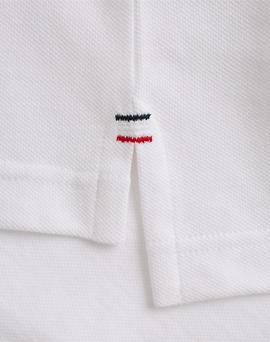 SHOULDER GS INSERT SLIM POLO WHITE