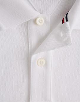 SHOULDER GS INSERT SLIM POLO WHITE