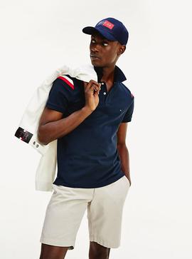 SHOULDER GS INSERT SLIM POLO DESERT SKY