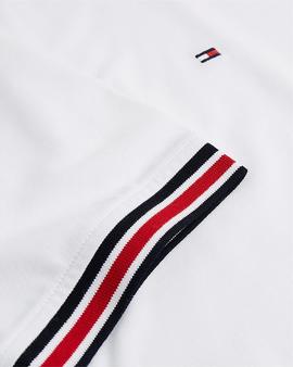 CONTRAST TIPPED COLLAR REGULAR POLO WHITE