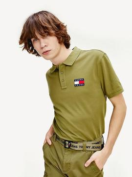 TJM TOMMY BADGE POLO UNIFORM OLIVE