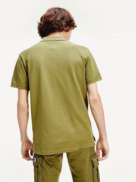 TJM TOMMY BADGE POLO UNIFORM OLIVE