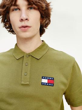 TJM TOMMY BADGE POLO UNIFORM OLIVE