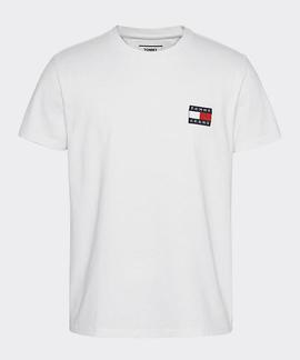 TJM TOMMY BADGE TEE REGULAR FIT WHITE