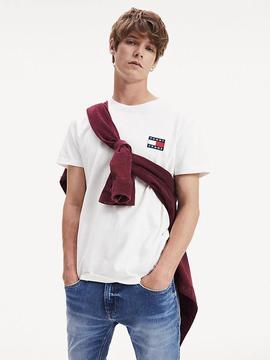 TJM TOMMY BADGE TEE REGULAR FIT WHITE