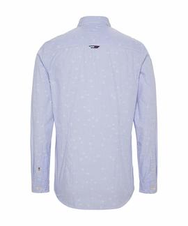 TJM NOVEL DOBBY POPLIN SHIRT LIGHT BLUE / MULTI