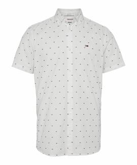 TJM SHORT SLEEVE DOBBY SHIRT WHITE / MULTI