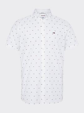 TJM SHORT SLEEVE DOBBY SHIRT WHITE / MULTI