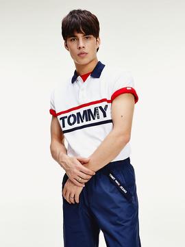 TJM BOLD GRAPHIC POLO WHITE