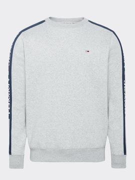 TJM BRANDED TAPE CREW LIGHT GREY HEATHER