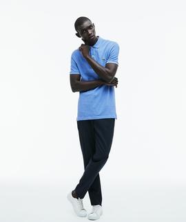 POLO LACOSTE SLIM FIT EUA AZUL VIGORÉ