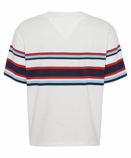 TJW STRIPE LOGO TEE WHITE