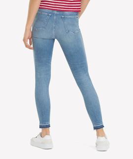 PANTALÓN VAQUERO NORA MID RISE SKINNY FIT 7/8 ECHLT