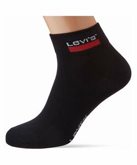 CALCETINES BAJOS LEVI'S® MID CUT SPORTSWEAR 2 PACK BLACK