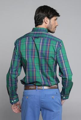 CAMISA H TARTAN VERDE