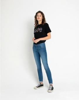 SCARLETT SKINNY FIT ZIP FLY HIGH BLUE