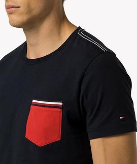 CARL C-NK TEE REGULAR FIT AZUL MARINO