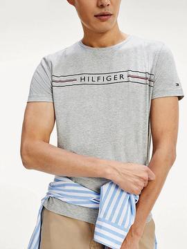 CORP HILFIGER TEE MEDIUM GREY HEATHER