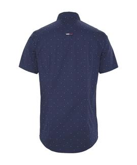 TJM SHORTSLEEVE DOBBY SHIRT TWILIGHT NAVY / MULTI