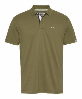 TJM BRANDED RIB POLO UNIFORM OLIVE