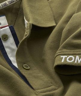 TJM BRANDED RIB POLO UNIFORM OLIVE