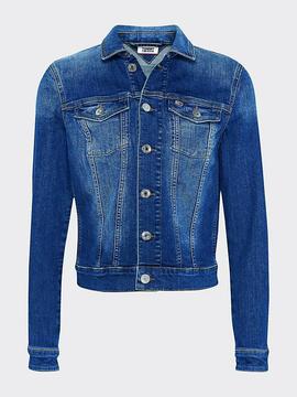 SLIM TRUCKER JACKET ADY AUDREY MID BL STR