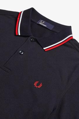 POLO TWIN TIPPED M3600 471 NAVY / WHITE / RED