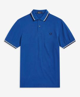 POLO TWIN TIPPED M3600 H30 REGAL / WHITE / NAVY