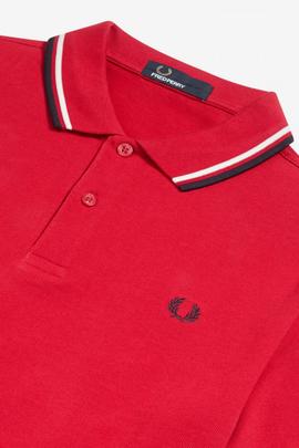 POLO TWIN TIPPED M3600 401 WINTER RED / WHITE / NAVY