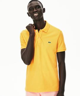 POLO LACOSTE SLIM FIT YZR NARANJA