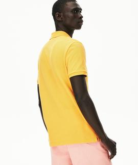 POLO LACOSTE SLIM FIT YZR NARANJA