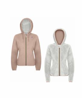 LILY POLAR FLEECE MARRON LT-WHITE SNOW