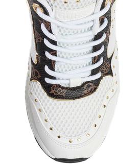 REJJY ACTIVE LADY LEATHER LIKE WHITE / BROWN