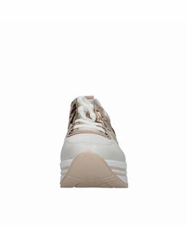 SNEAKER E010567D 707 BLANCO / ORO ROSA / NUDE