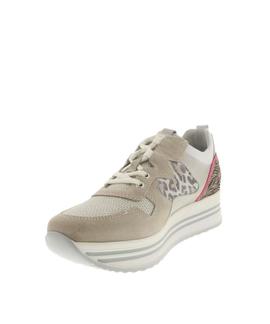 SNEAKER E010564D 112 GRIS / LEOPARDO