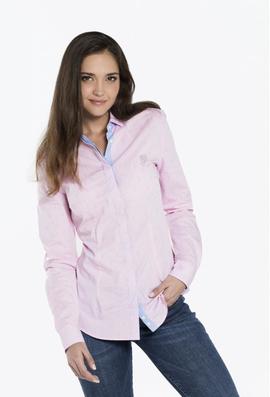 CAMISA M ANCLA ROSA