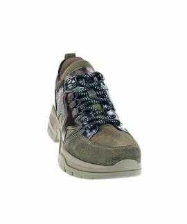 SNEAKER A909063D 510 VERDE KHAKI / COBRE