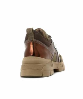 SNEAKER A909063D 510 VERDE KHAKI / COBRE