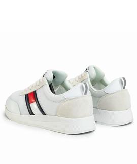 FLEXI TOMMY JEANS FLAG SNEAKER WHITE