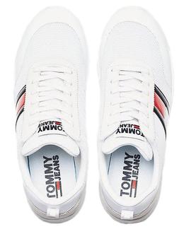 FLEXI TOMMY JEANS FLAG SNEAKER WHITE