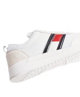 FLEXI TOMMY JEANS FLAG SNEAKER WHITE