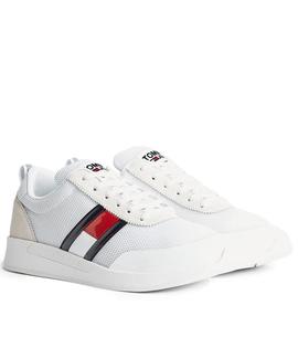 FLEXI TOMMY JEANS FLAG SNEAKER WHITE