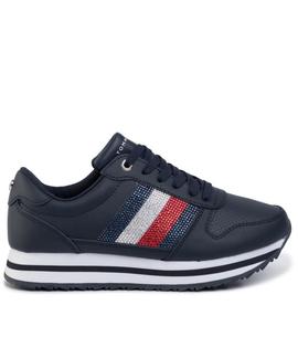 ZAPATILLAS TOMMY RETRO CRYSTAL SNEAKER MIDNIGHT