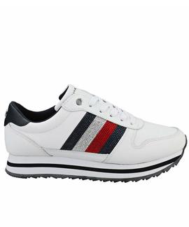 ZAPATILLAS TOMMY RETRO CRYSTAL SNEAKER WHITE