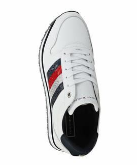 ZAPATILLAS TOMMY RETRO CRYSTAL SNEAKER WHITE
