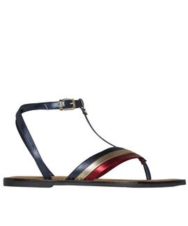 SANDALIAS TOMMY CORPORATE FLAT T-BAR SANDAL RWB