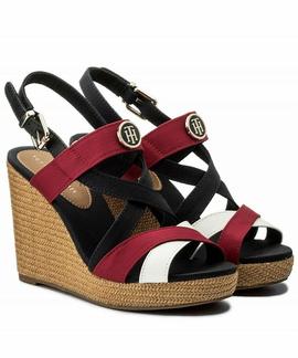 SANDALIA TOMMY ICONIC ELENA SANDAL HARDWARE RWB