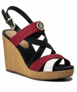 SANDALIA TOMMY ICONIC ELENA SANDAL HARDWARE RWB